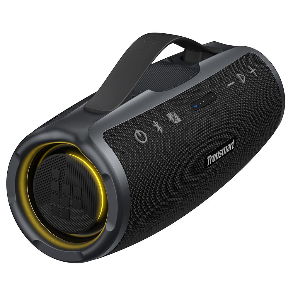 Boxă Bluetooth Tronsmart Mirtune S100 50W, Impermeabilă IPX7, Autonomie 20H, Baterie externă, Mâner retractabil, Asociere TWS, Control EQ prin aplicație