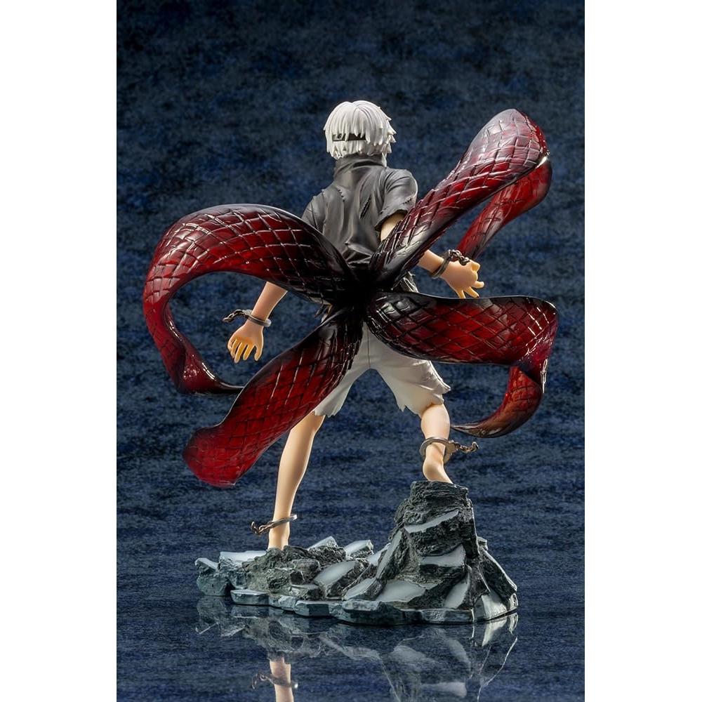 Kotobukiya Tokyo Ghoul ARTFX J Ken Kaneki AWAKENED Repaint ver. 18 skala PVC malt ferdig figur