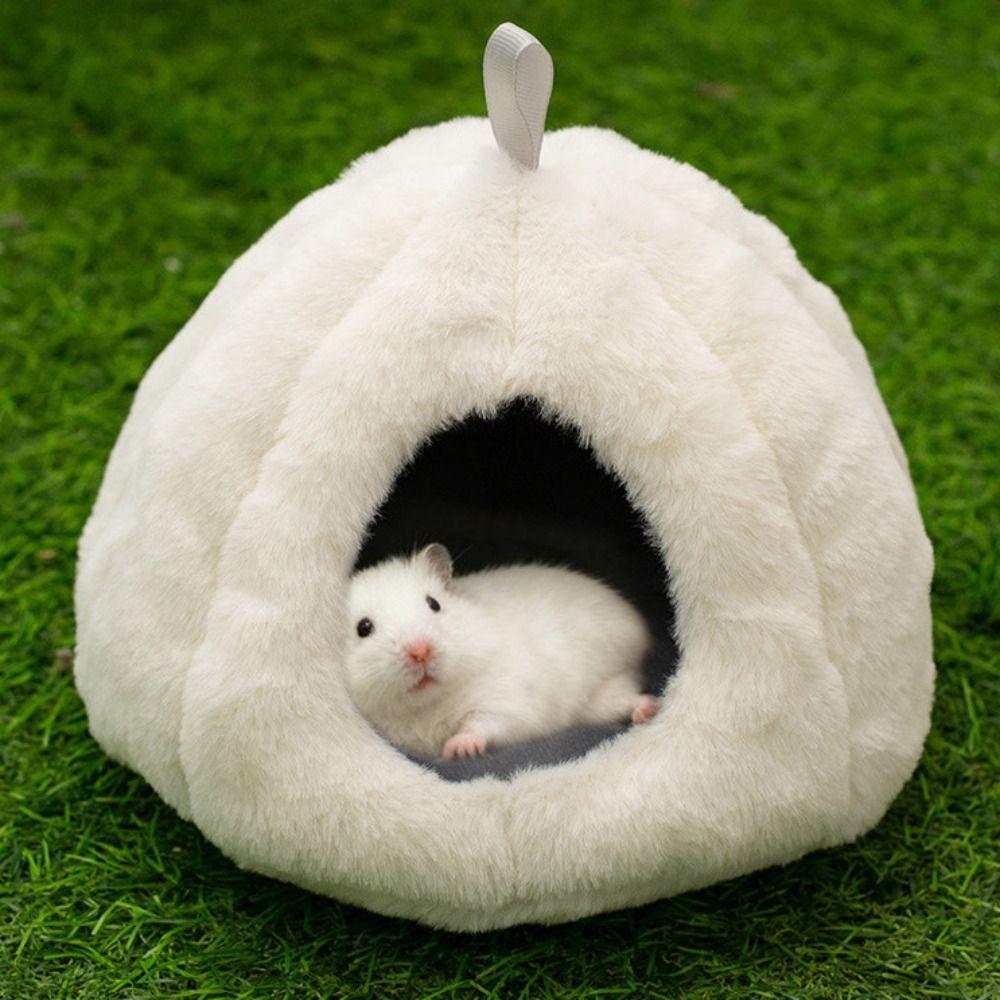 Ninho de Algodão de Inverno Espesso para Hamster Cama Quente para Rato Casa Ninho para Dormir de Coelho Sala de Estar