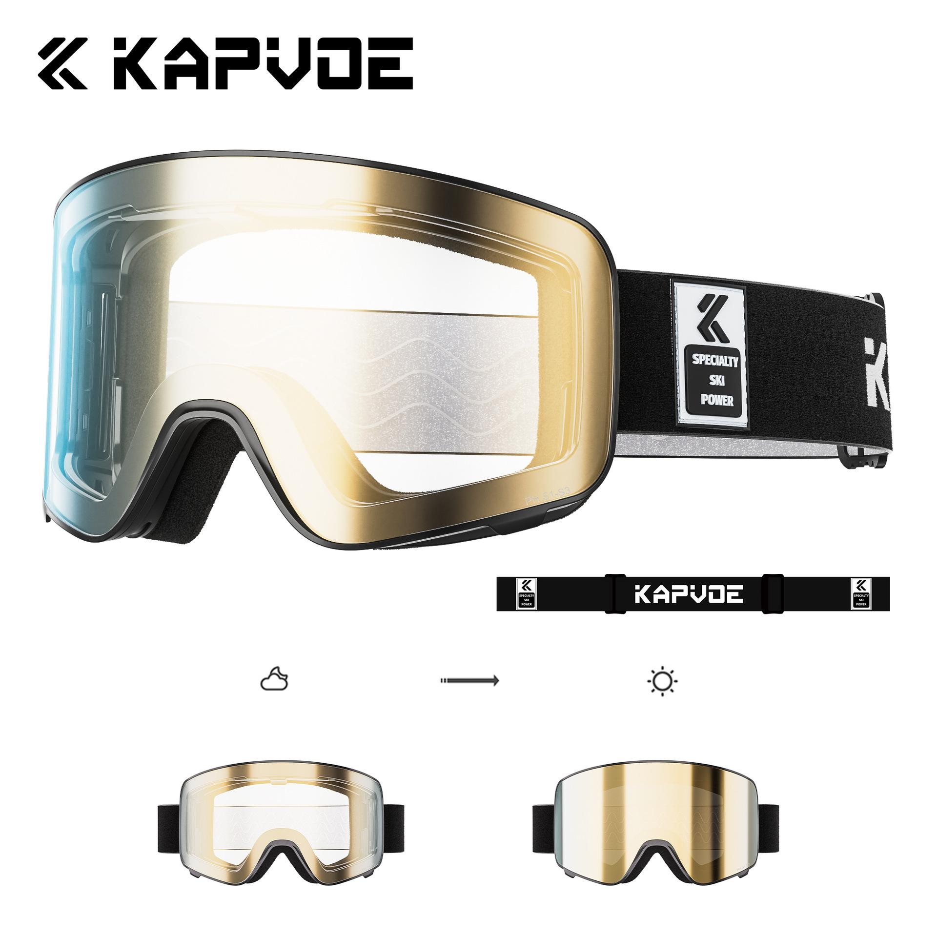 Ski Goggles Sports Outdoor Anti-fog Snow Single and Double Ski Eye Protection Windproof