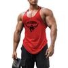 Muscleguys Running Vests Mens Bodybuilding Stringer Tank Tops Gym Clothing Cotton Sleeveless Shirt Summer Sports Singlets Workout Tanktop
