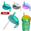 Silicone straw soda can lid reusable can lid leak proof snap on seal lid