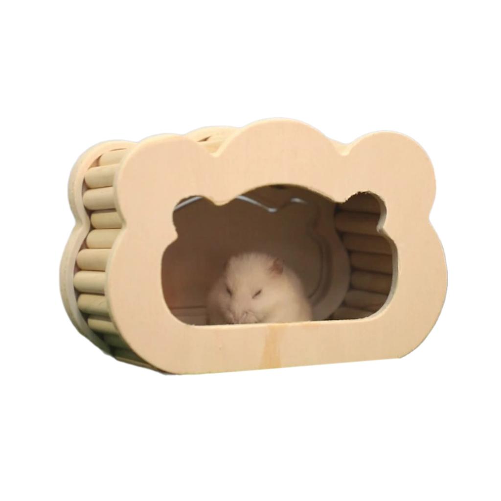 צ'ינצ'ילות בית מחסה מסתור בית פינתי כלוב בית קטן לכלוב לחיות מחמד אביזרים בית פינתי בית מחבוא חזירי ים