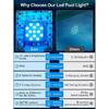 Underwater Lights LED Submersible Pool Lights Rechargeable 200FT Remote Control Swimming Pool Light with Timer Color Changing