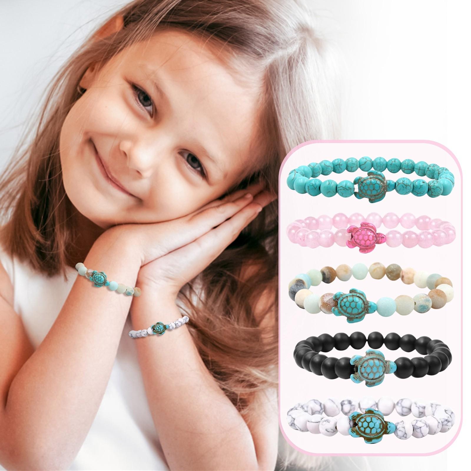 

Браслет из кристаллов порошка натурального камня, игрушечный браслет с пляжной черепахой, креативная декоративная игрушка