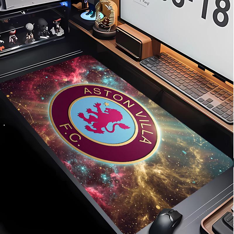 Tappetino per Mouse Stampa Calcio Aston Villa Non?Tappetino Antiscivolo in Gomma per Scrivania Impermeabile Mousepad da Gioco per Laptop Ufficio Desktop