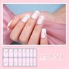 Nail Polish Sticker Self-Adhesive Nail Sticker Manicure Sticker Full Nail Wraps Waterproof Nail Strips with Nail File