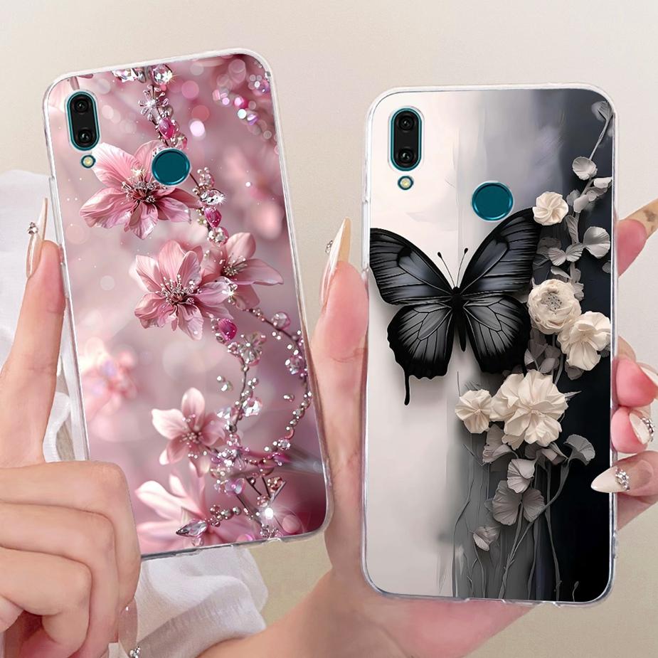 For Huawei Y9 2019 Case JKM-LX1 JKM-LX2 JKM-LX3 New Luxury Painted Cover Soft Slim Phone Case For Huawei Y9s Y 9 S Y9 2019 Shell