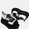 Fashion New Women Loafers Classic Platform Chunky Heel Black Ladies Pumps Female Mary Jane Derby Lolita Sweet Round Toe College Shoes