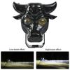 Mini Driving Lights Spotlights White+Yellow /7 Colors Led Headlights Bulbs For Motorcycle Headlights Fog Lamp Universal Modified