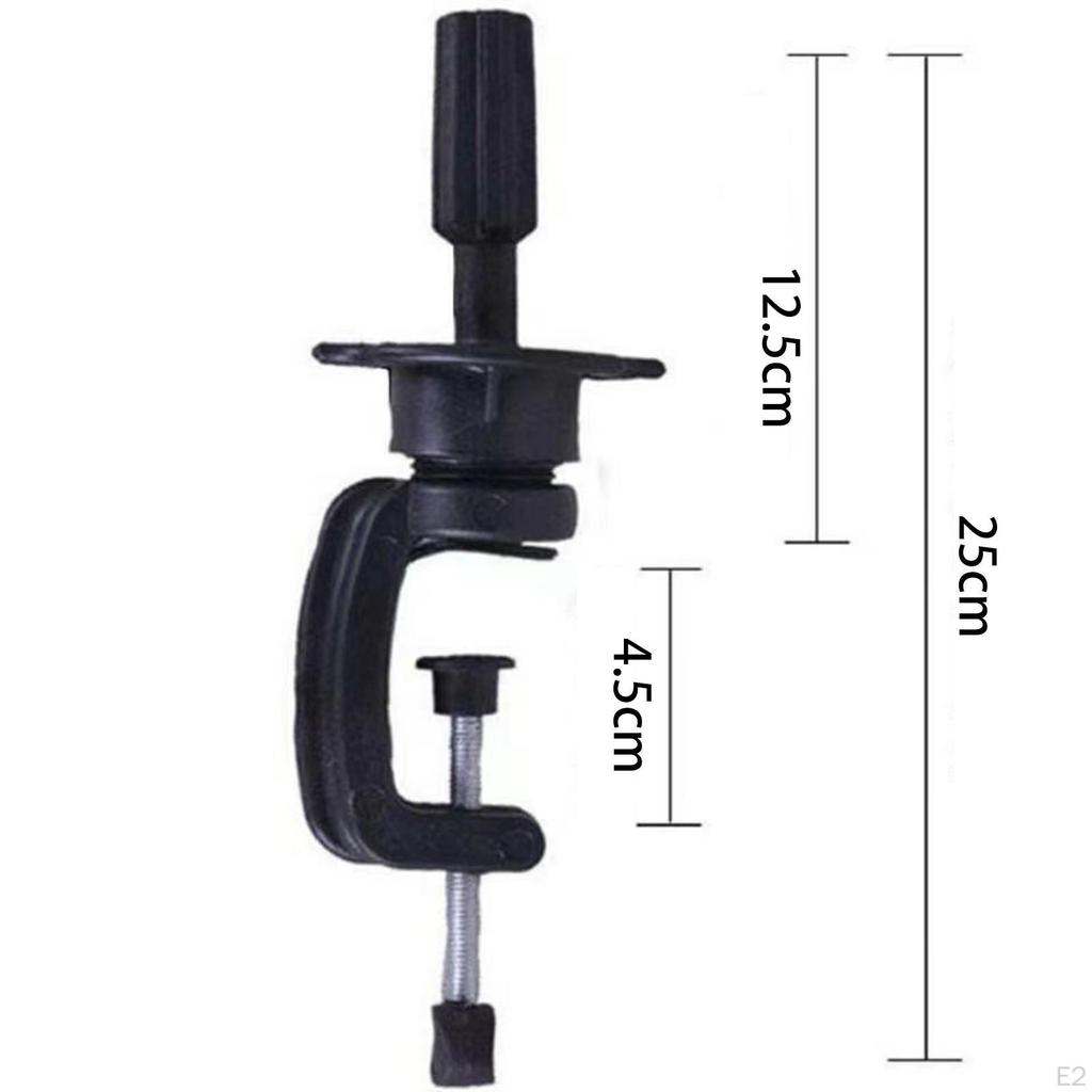 5Pcs Table Clamp Display Braiding Practice Wig Mannequin Head Stand Holder
