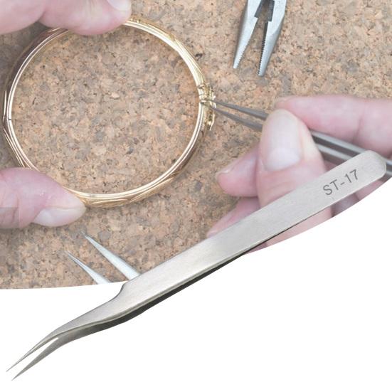 ST-10-17 Anti-static Repair Tweezers Diamagnetic Repair Tools Multi-purpose Electronics Tweezers Circuit Board Repair