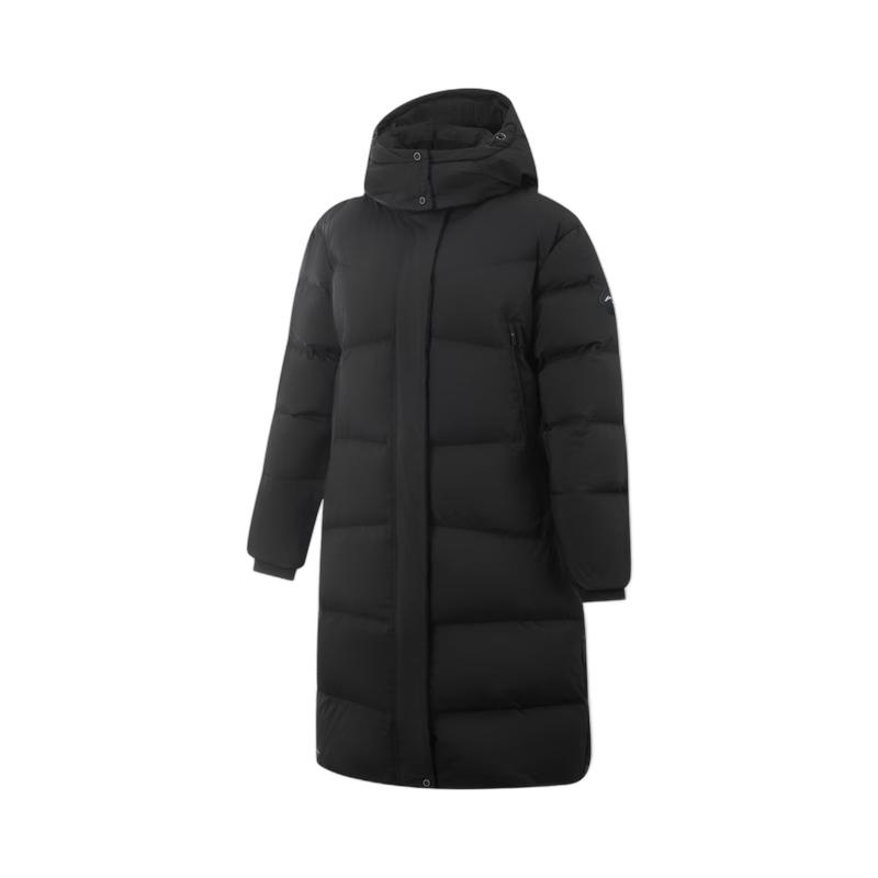 Li-Ning Women's Water-Repellent Long Down Jacket