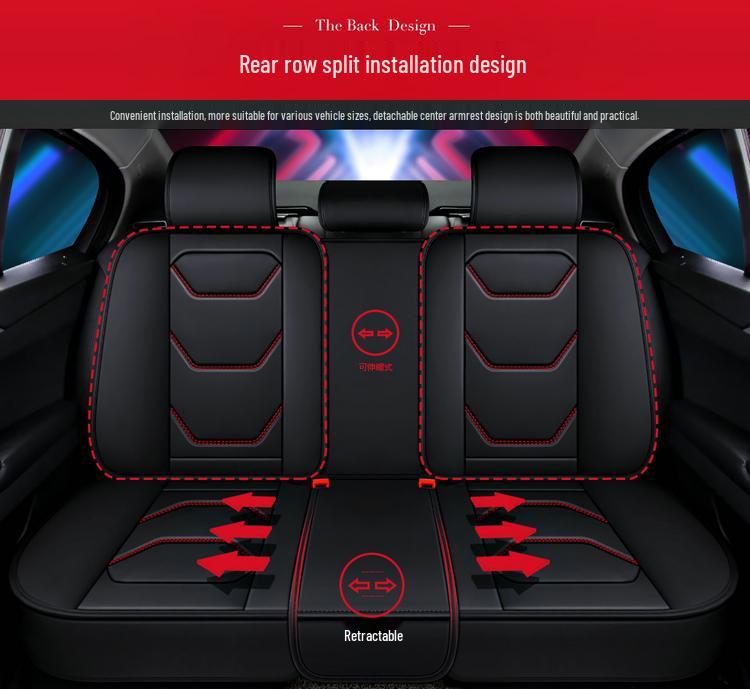 Four Seasons Leather Car Seat Cushion 2016 Model for Tiida - Full Wrap Design