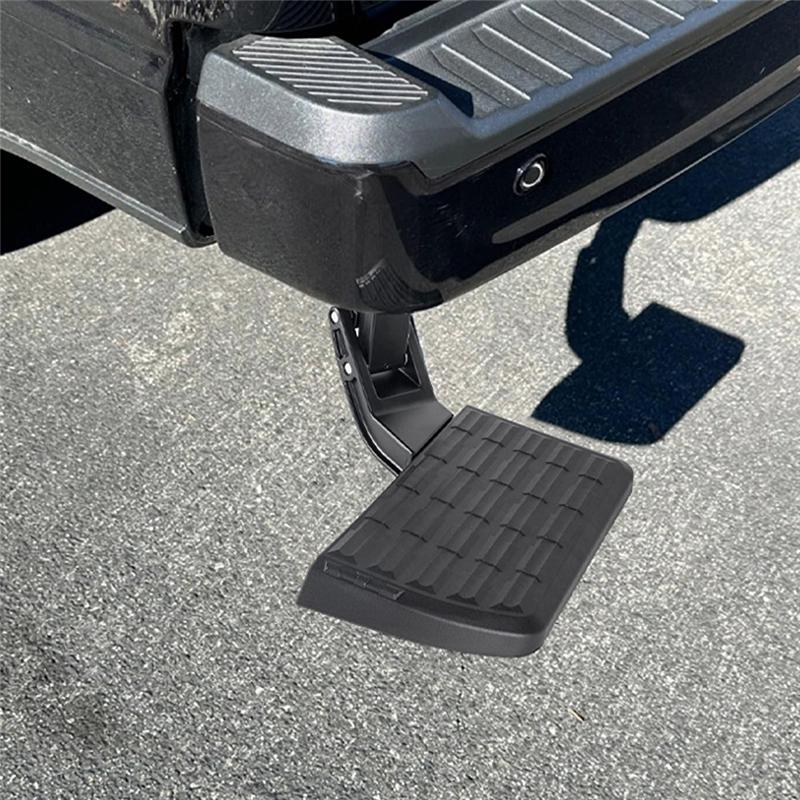 Car Rear Tailgate Step Bed Step Retractable For Ford F250 F350 F450 2017- Super Duty