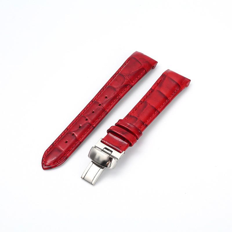 Męski i damski pasek do zegarka ze skóry naturalnej - Tian Suo T035, 18/22/23/24mm