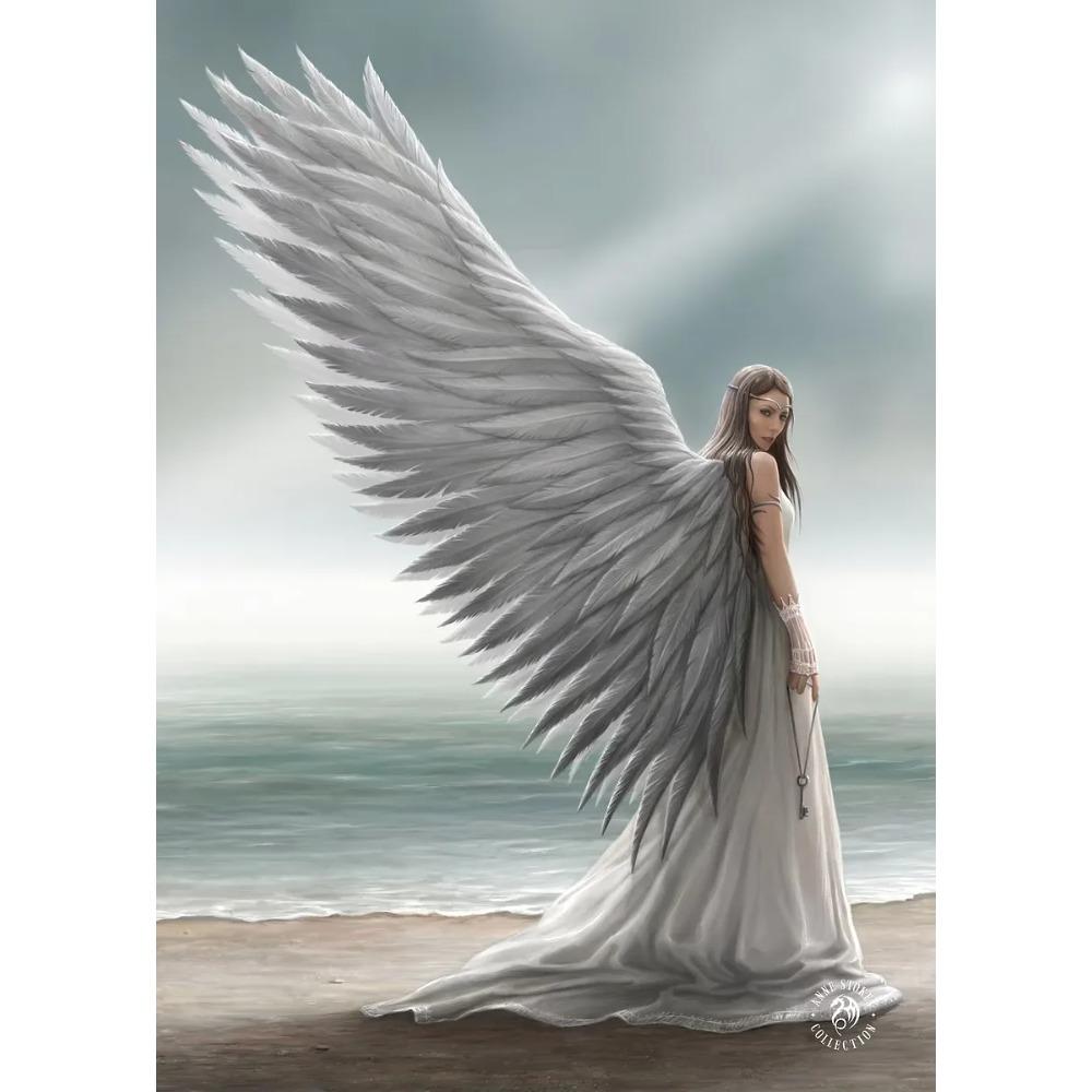 Beautiful Guardian Angel Poster Vintage Timeless Angelic Spiritual Prints Canvas Painting Girly Wall Art Picture Home Room Decor
