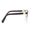 Prada Rectangular Plate Flat Glasses Brown Optical Glasses