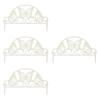 4x Decorative Garden Fences Animal Barrier Fence Butterfly Decor Pet Border Picket for