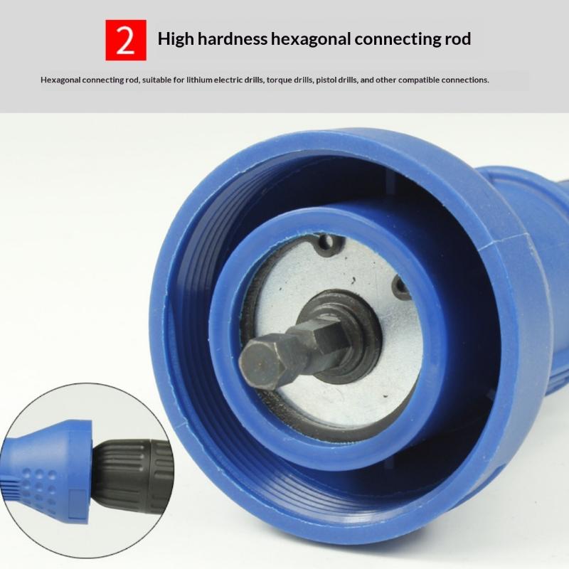 1 Set Multifunction Nail Gun Tool Electric Rivet Adapter Pull Drill Riveter Conversion Adapter Riveting Drill Rivet Adapter