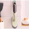 2pcs Bathroom Floor and Wall Tile Cleaning Brush - Sturdy Handle, Gap Cleaner