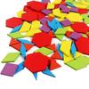 Drewniane Klocki Wzorcowe Zestaw 155 Sztuk Puzzle Kształty Geometryczne Przedszkole Tangram Zagadki Umysłowe Wczesna Edukacja Montessori dla Dziecka