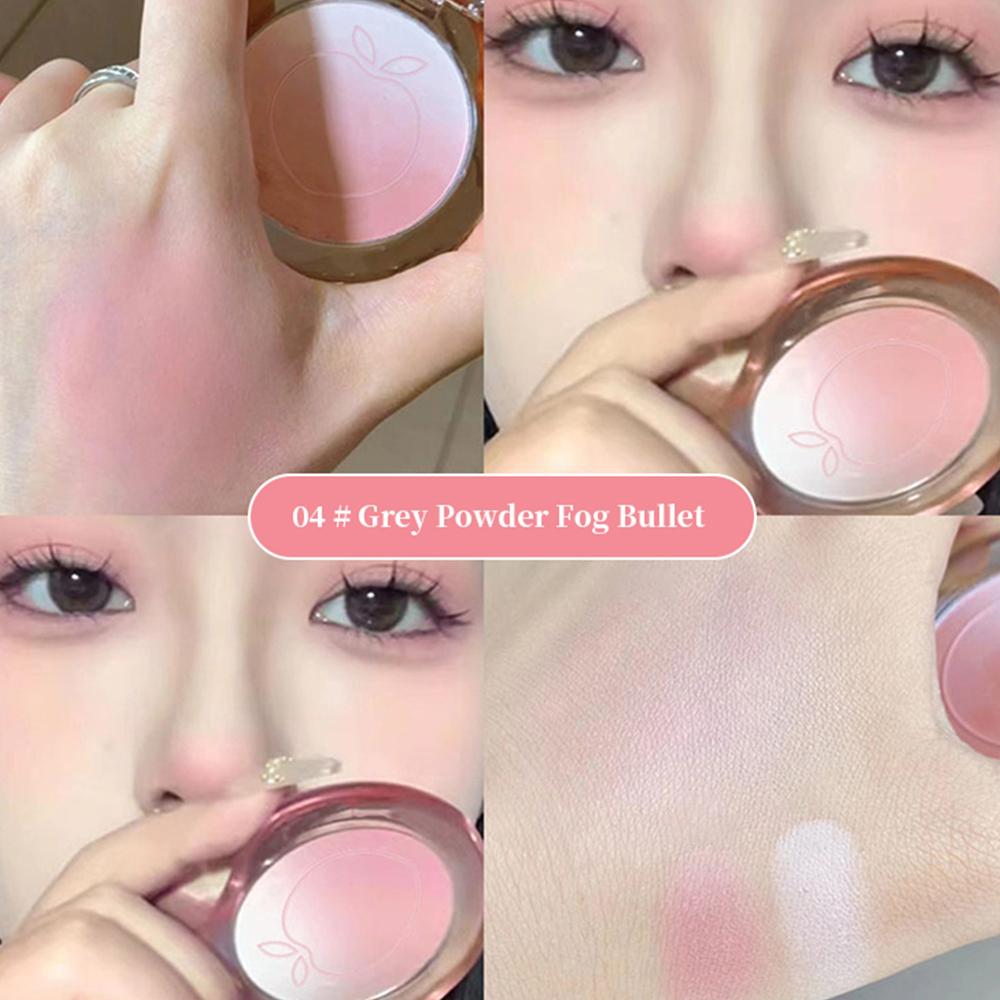 

Kekemood Peach Gradient Blush Expansion Color Blush Natural Highlight Eye Ehadow Blush Purple Matte Rouge