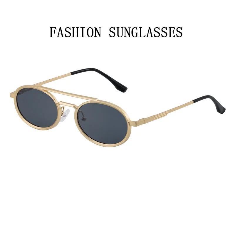 Oval Goggles Women Trendy Steampunk Sunglass Men Vintage Punk Trendy Eyeglasses Glasses De Sol Hombre Lunette Soleil Femme