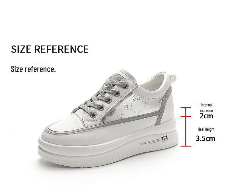 2021 Spring/Summer Women's Trendy Platform Mesh Boots: Height-Enhancing, Breathable, Casual Style