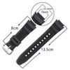 Pulseira de Relógio 18mm para CASIO AE1200 / 1300 / 1000 W-219 Pulseira de Borracha de Silicone de Reposição Pulseira de Pulso Masculina Acessório