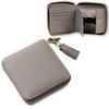 Lilbs Slim Bifold Brand Large Genuine Coin Li4 GREIGE Women's Wallet, Name, Capacity, Leather, Cute, Compact, Popular, Slim, Cashless, Men's, Purse,