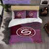 Servette FC Themed Bedding 3Pcs Duvet Cover Set Decorative Bed Linen For Teen Room Home Decoration