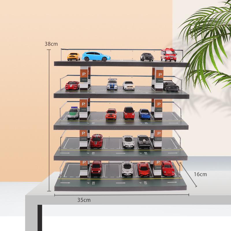 1:64 Die-cast Car Parking Garage and Display Rack