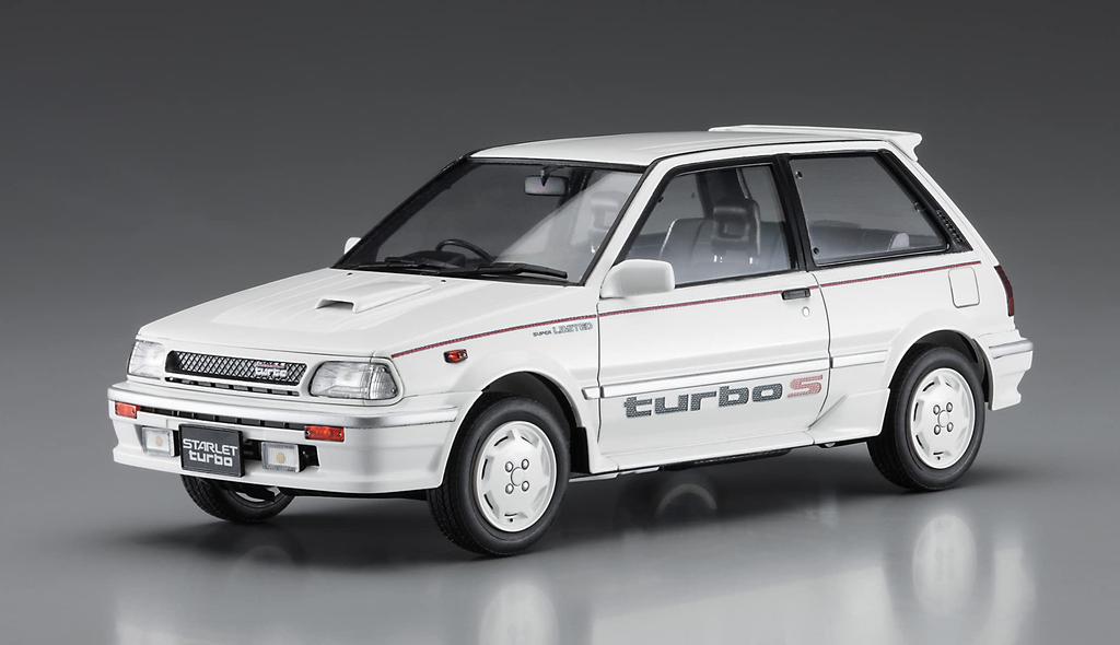 Hasegawa Toyota Starlet EP71 Turbo S Super Limited Plastic Model 20508 1/24 (3 door) Mid-term