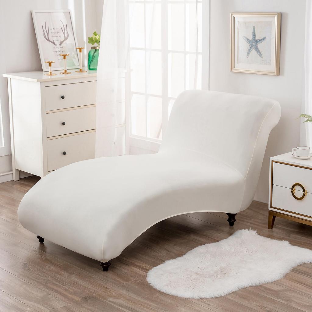 Copri Chaise Longue Senza Braccioli Soggiorno Camera da Letto Stampa Elastica Copri Chaise per Mobili da Interno Lavabile