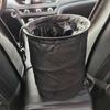 Foldable Hanging Car Trash Can, Car Trash Bag, Car Trash bin,PU Leather Car Organizer,For Waste Organizers