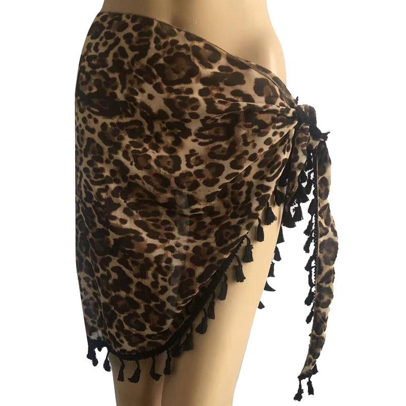 Women's Chiffon Sarong Beach Wrap Skirt - Summer Swimwear Cover-up