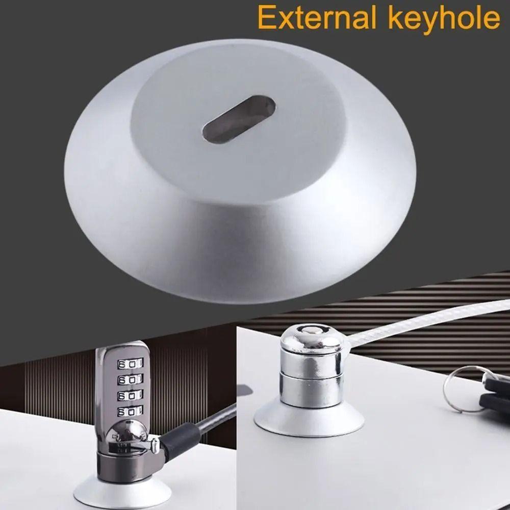 Round Laptop Lock Plate Anti-theft Security Lock Professional Anchor Plate Office Security