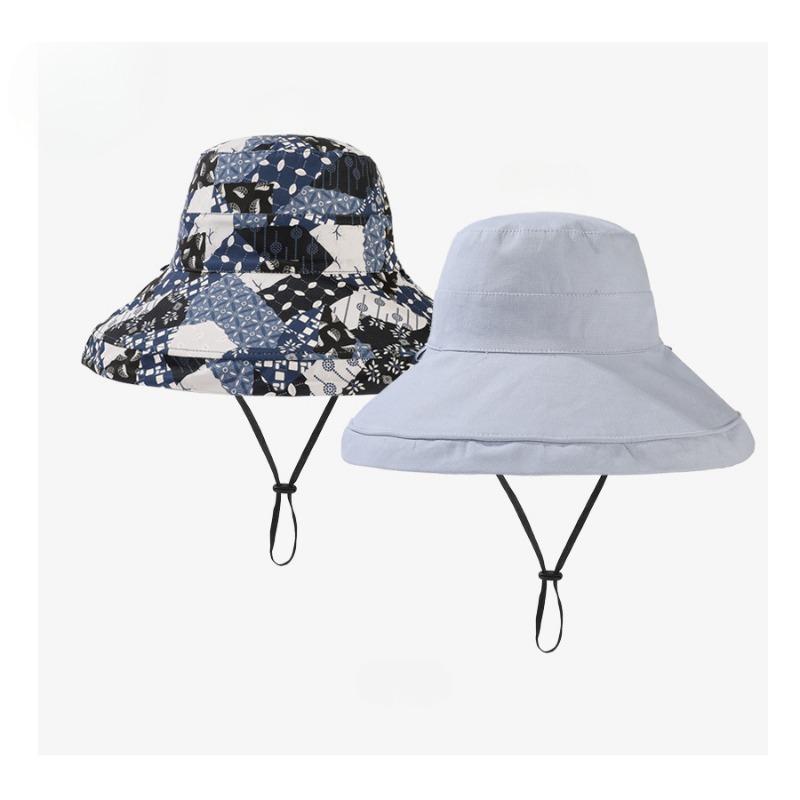 

Летняя шляпа рыбака из цельного хлопка, универсальная, повседневная, двухсторонняя шляпа от солнца one size