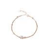 Double-layer Cherry Blossom Bracelet Women's Korean Niche Exquisite Versatile Temperament High-end Jewelry Valentine's Day Gift