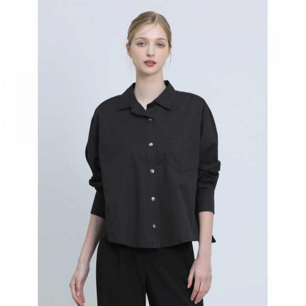 Cresson Metal Snap Crop Jumper Shirt