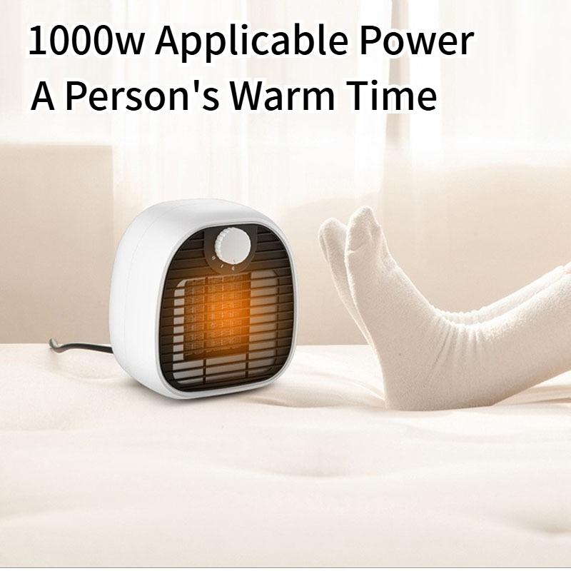 Portable Mini Heater, Compact Electric Heater for Office, Fast Heating High-Power Desktop Fan, Ideal for Home and Workspace