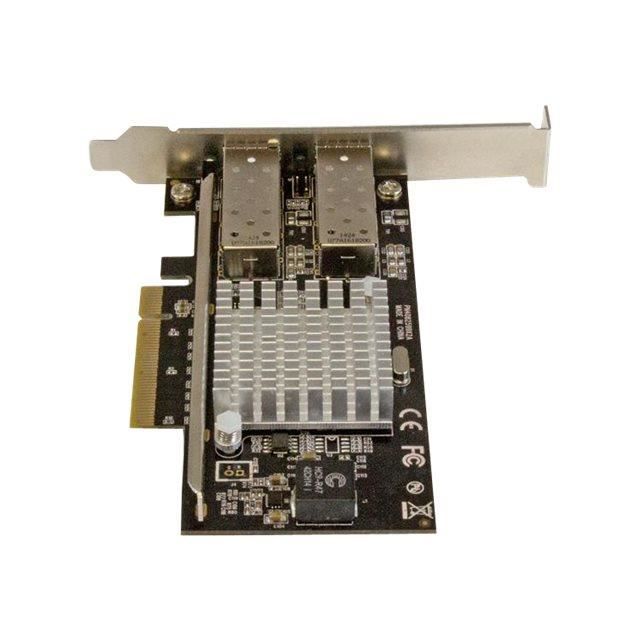 PCI Express Netzwerkkarte - STARTECH - 2 Glasfaserports - 10 Gigabit Ethernet - Offener SFP+ - Intel Chipsatz