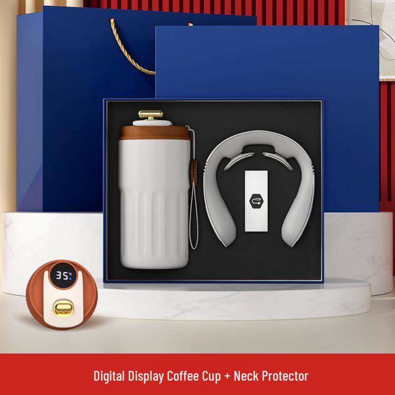 Shangqi Coffee Cup & Neck Massager Gift Set