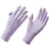 Women's Ice Silk Sun Protection Gloves - Lightweight, Breathable, Anti-Slip, UV Shield for Summer Cycling.