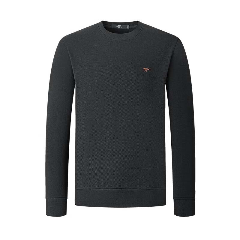 SEPTWOLVES Men's Round Neck Pullover Sweatshirt