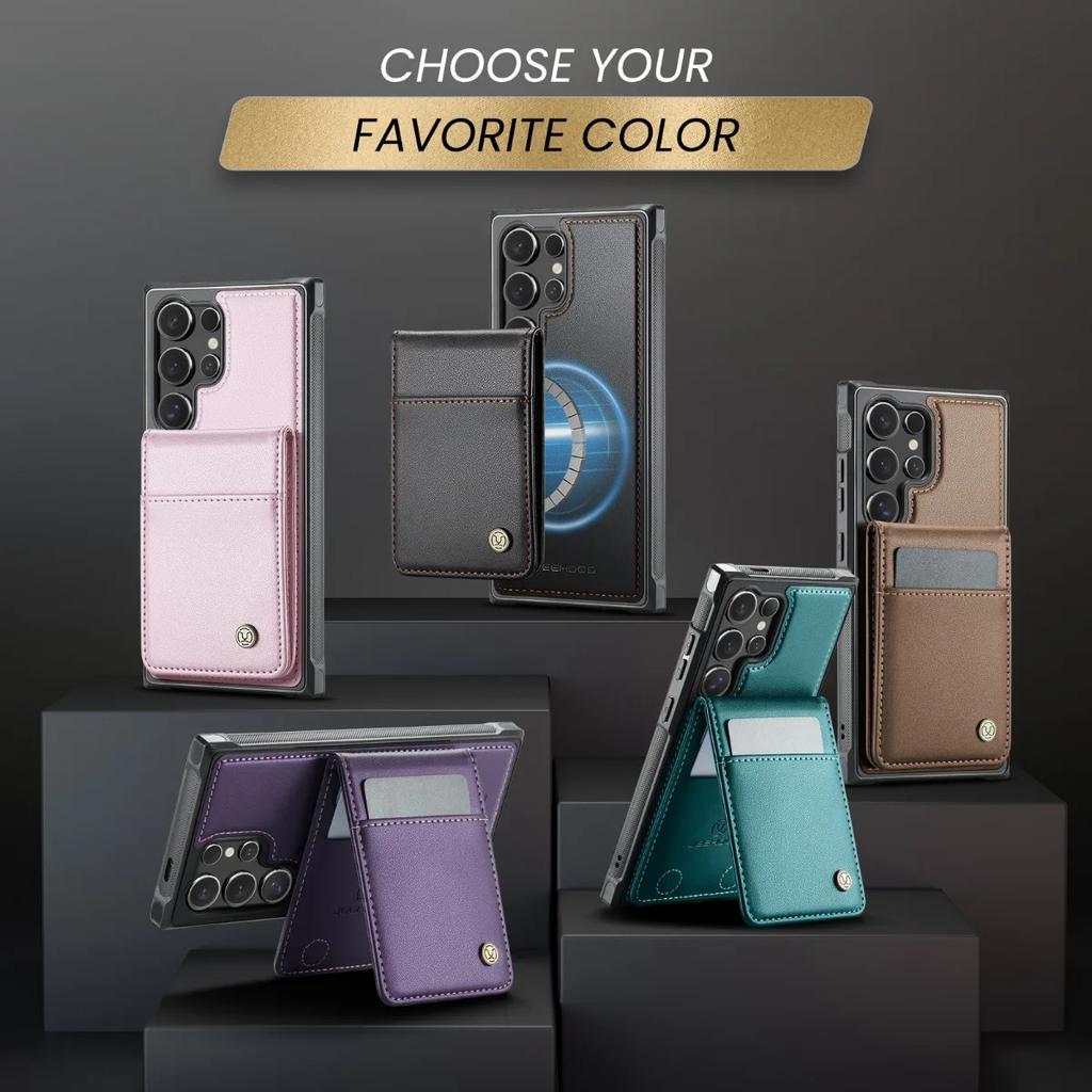 For Samsung Galaxy S25 Ultra S24 S23 S21 S20 FE S22 Plus A56 A36 A26 A16 2-in-1Detachable Wallet RFID-blocking Card Holder Case