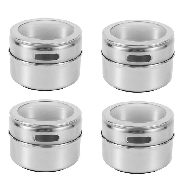 2025 Ny Rostfri Magnetisk Kryddburk Modern Minimalistisk Köksorganisatör Hängande Kryddbehållare Platsbesparande Gadget