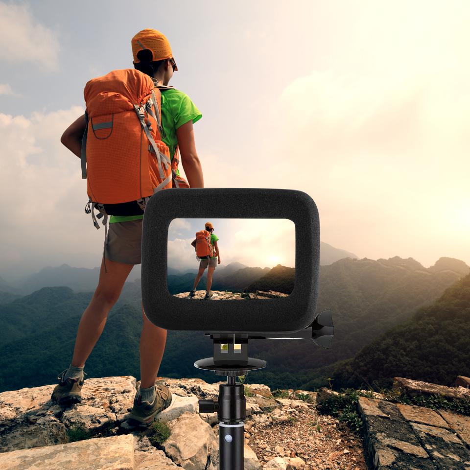Windschutz für GoPro Hero 8 Black Windschutz Wind-Schaumabdeckung Windgeräuschreduzierung Winddichte Hülle für Go Pro 8 Kamera Zubehör