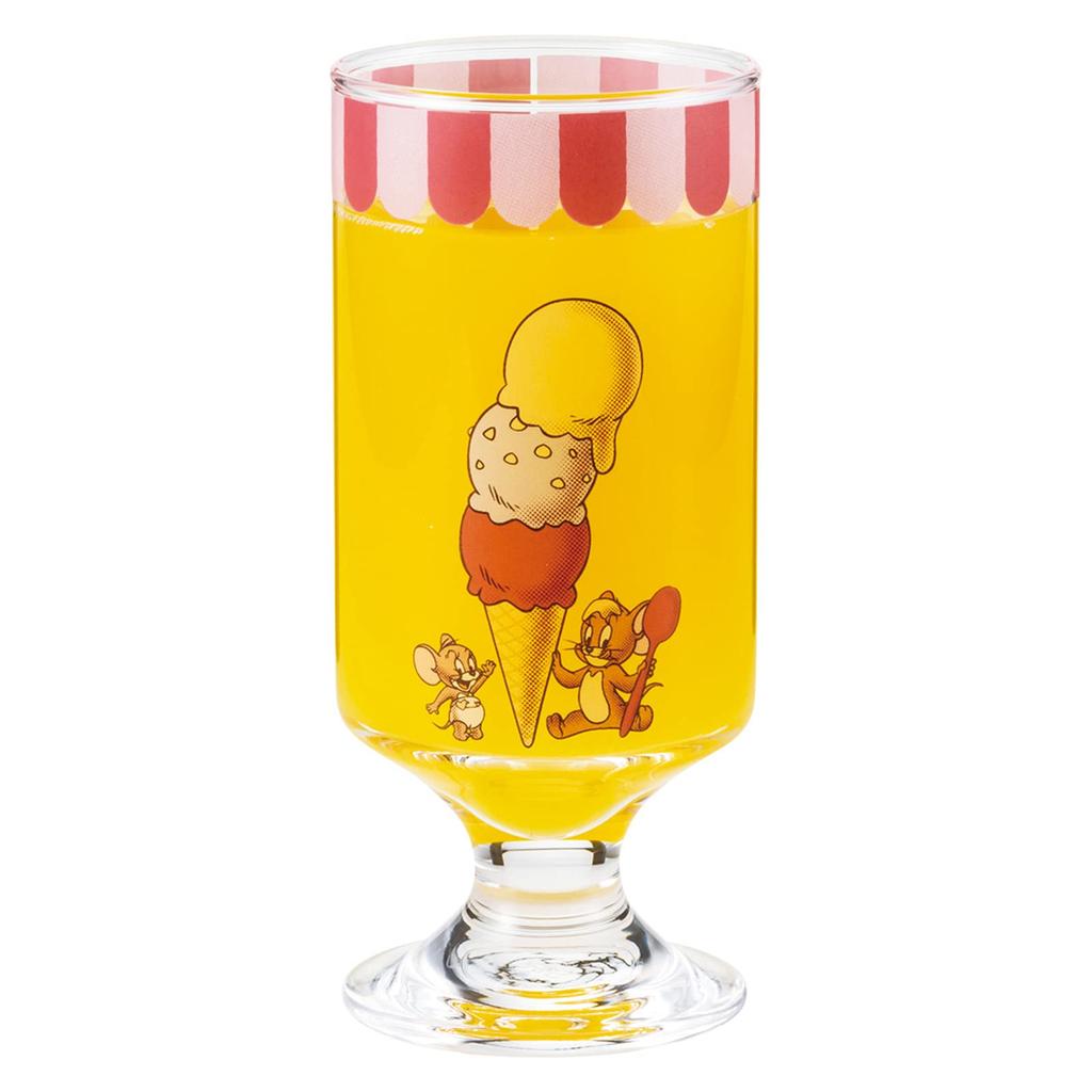 Sun Art and Ice Cream Glass Made In SAN3575 "Tom Jerry" 350ml, Japan,